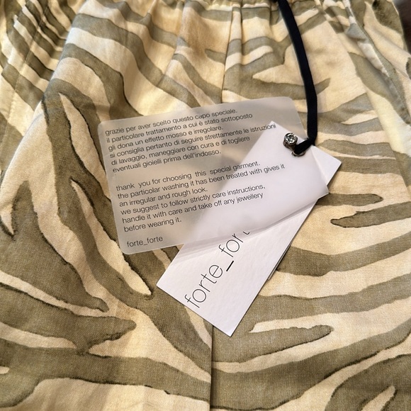 NWT Forte Forte Zebra Print Trousers Sz 0 ❣️Host Pick❣️ - Picture 6 of 9